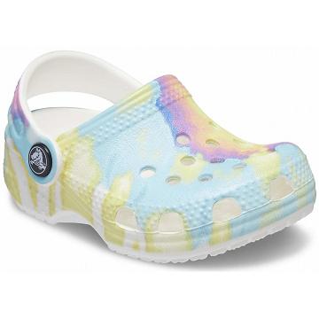 Zuecos Crocs Littles™ Graphic Niña Blancos | Mexico 1562WNBY